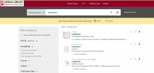 A screenshot of OneSearch