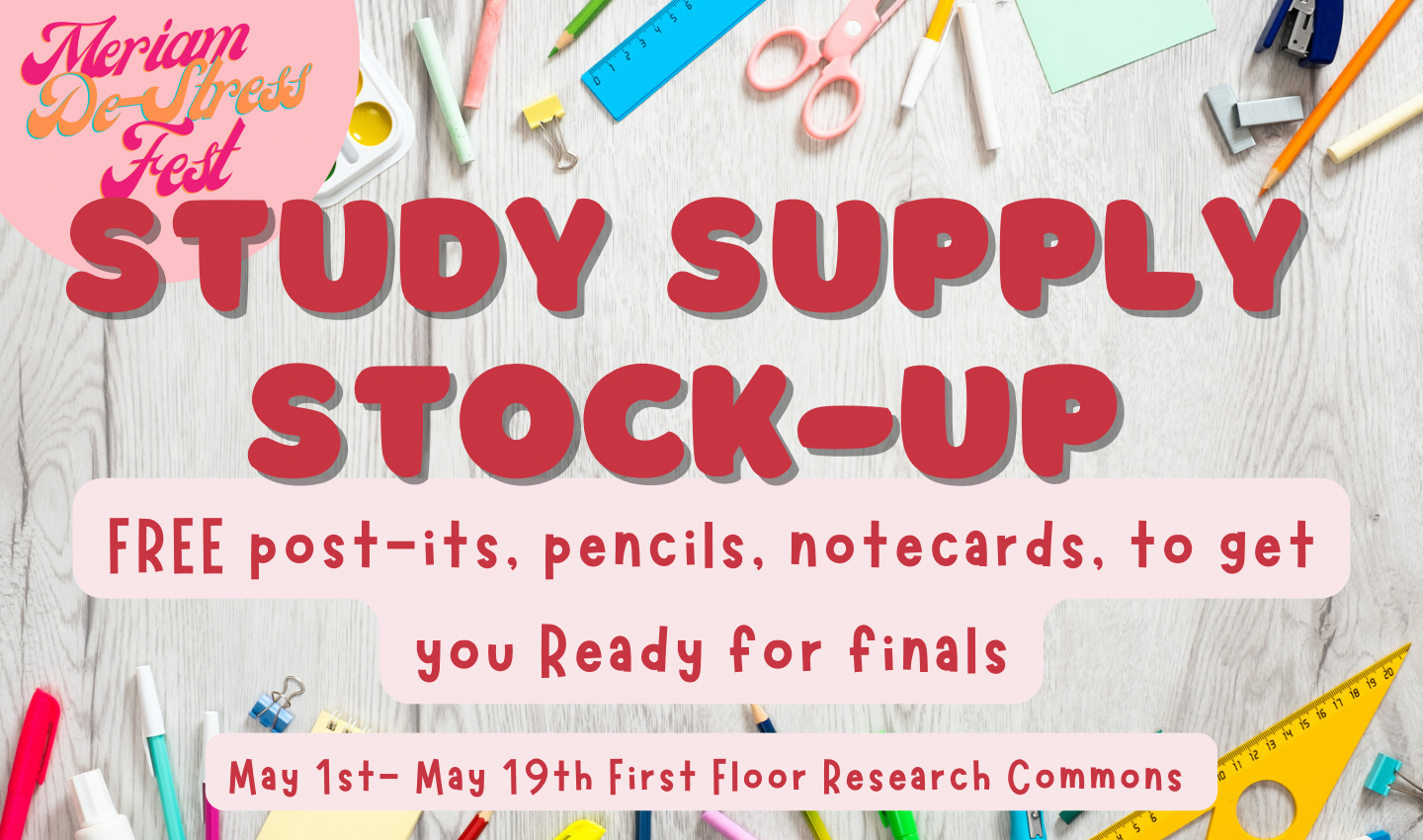 Study-supply-stockup
