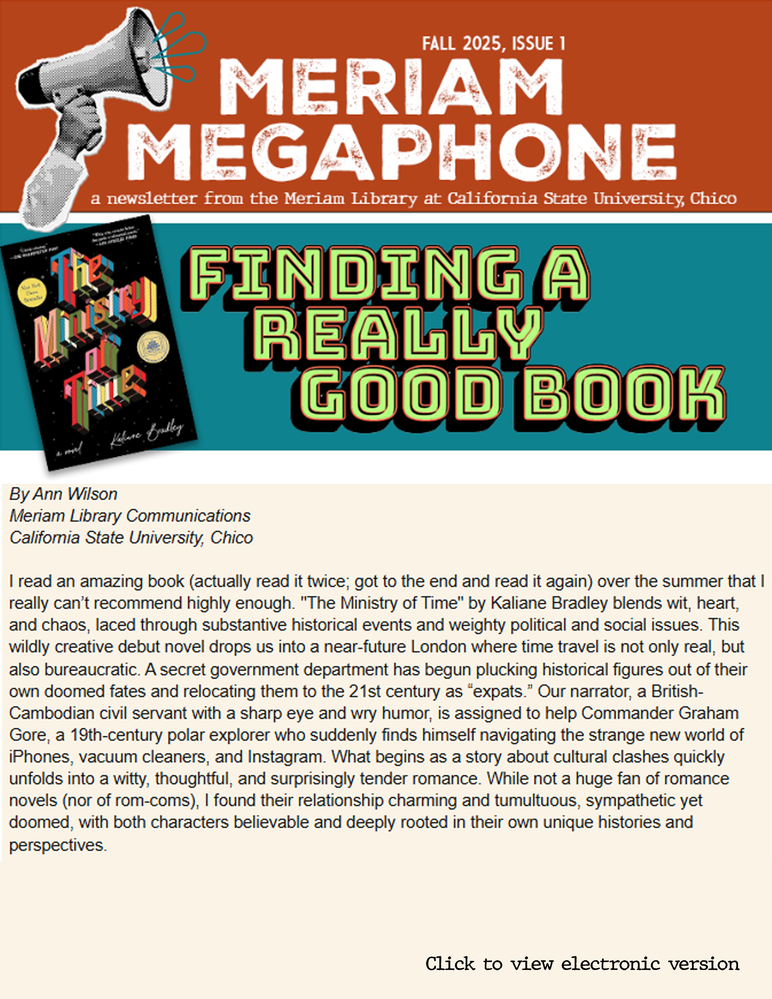 Megaphone Fall 2025 Issue 1