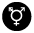Map icon of all-gender restroom