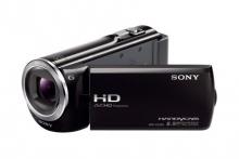 A Sony HDR-CX380 Camcorder