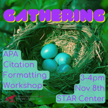 APA Citation formatting workshop