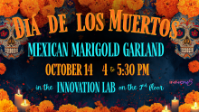 Dia de los Muertos Marigold Garland