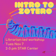 Introduction to Zotero workshop