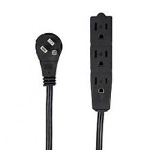 Photo of an extension cord plug