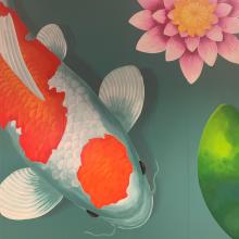 Koi Fish Photo of Koi Fish Mural