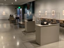 Rare books on exhibit at Turner Print Museum photo of Turner installation