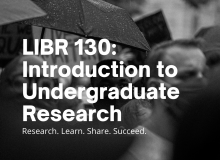 Introduction to Undergraduate Research Apply for an Introduction to Undergraduate Research