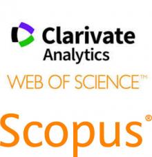 Scopus and Web of Science logos Scopus and Web of Science logos
