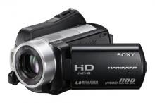 A Sony HDR-SR10 Camcorder