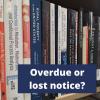 Lost or overdue notice image